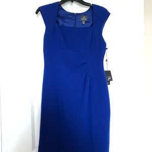 Adrianna Papell Pleated Sheath Dress